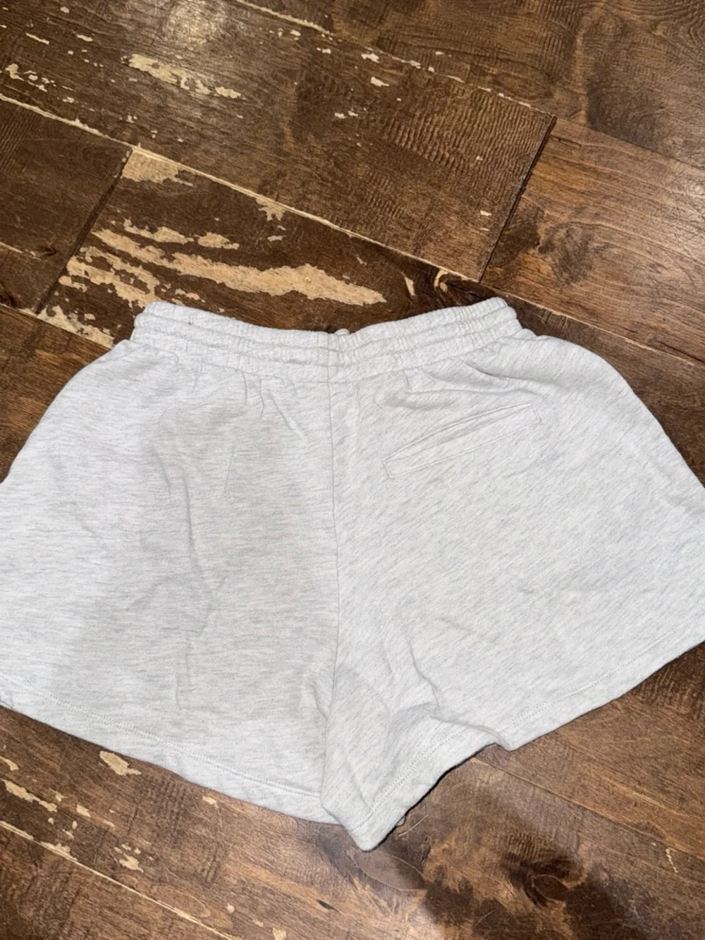 PINK Victoria's Secret Light Gray Athletic Lounge Shorts